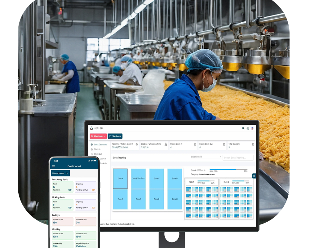 Optimize namkeen production, control inventory, reduce manual errors and improve planning with GIC’s Namkeen ERP—built for fast, accurate manufacturing.