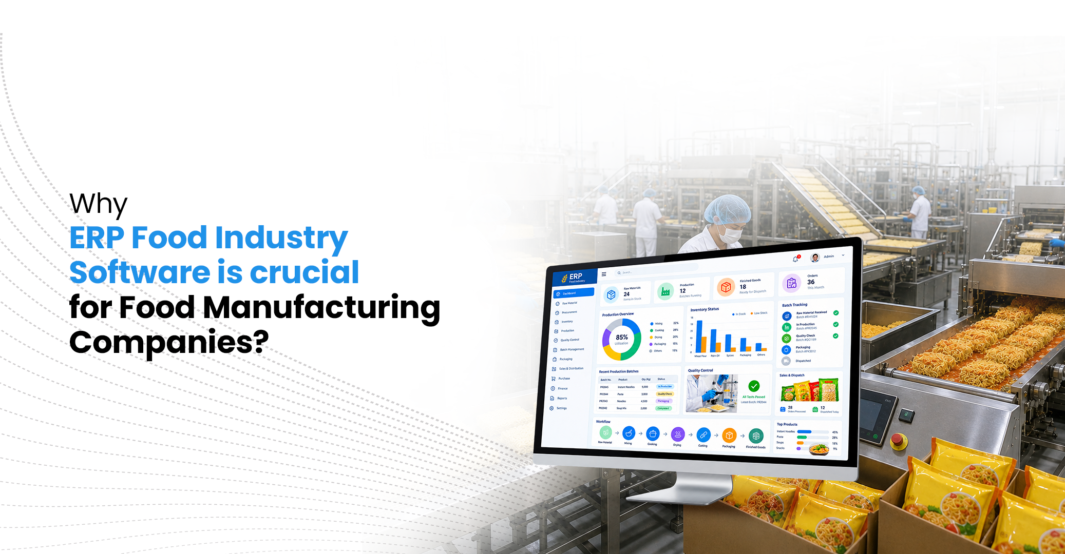 Why ERP Food Industry Software is crucial for Food Manufacturing Companies